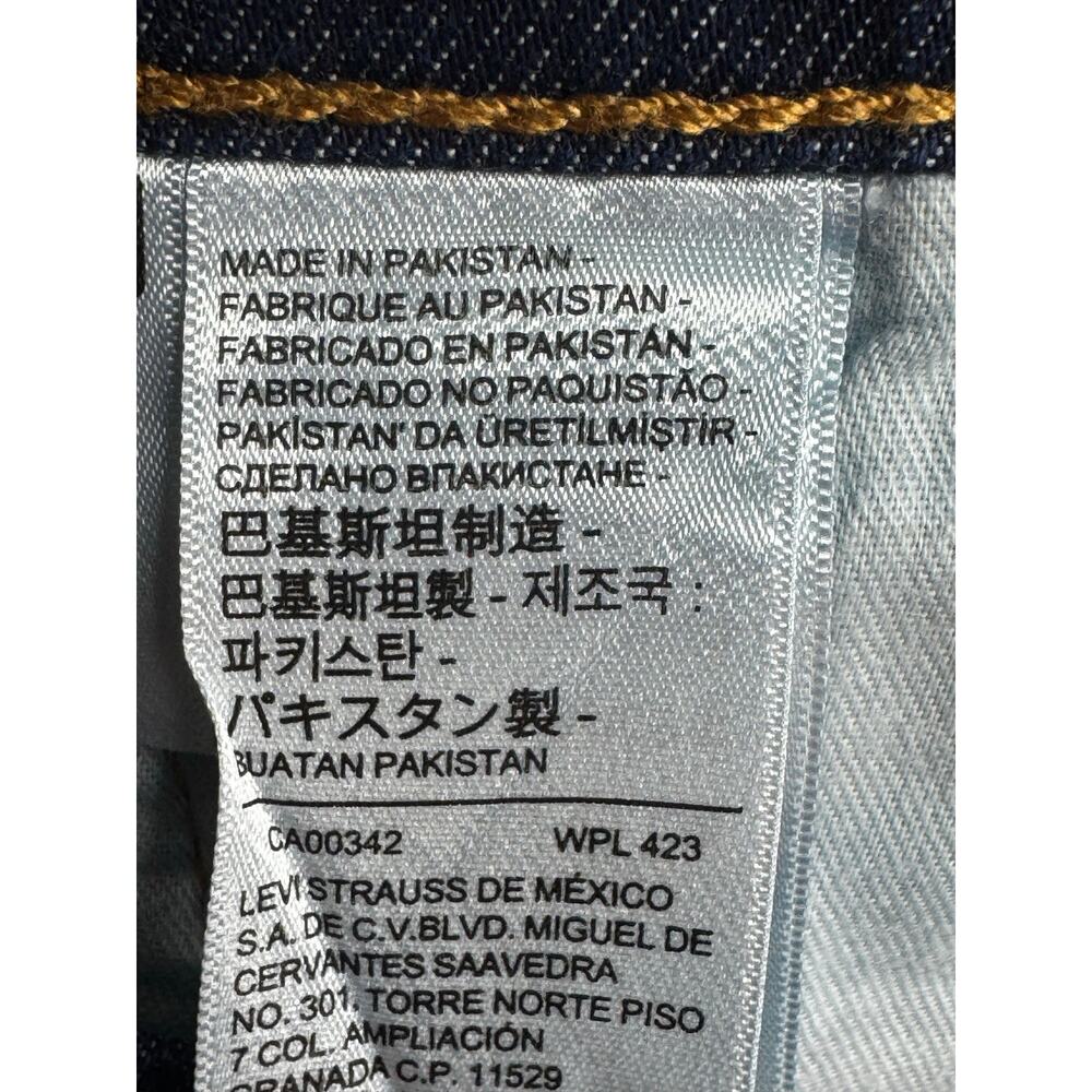 Levi's‎ 513 Men's Slim Straight Leg Blue Denim Jeans - Size 36x30 (36x31) - Picture 4 of 6